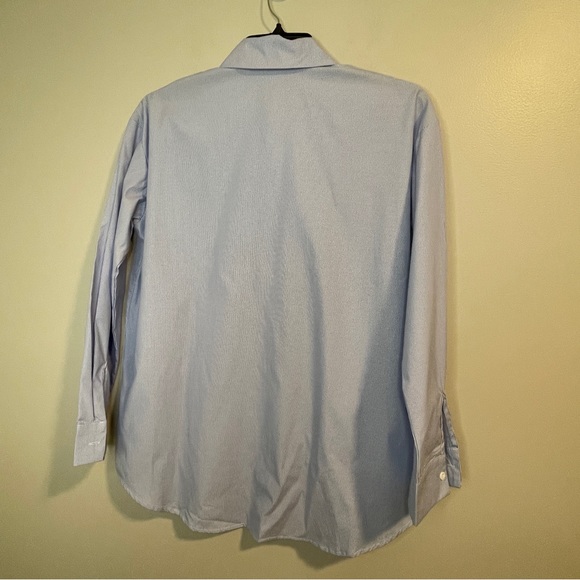 Avantlook Blue Striped Button up LS Shirt L NWT - Picture 3 of 7